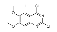 2,4-dichloro-5-iodo-6,7-dimethoxyquinazoline Structure