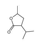 5-methyl-3-propan-2-yloxolan-2-one Structure