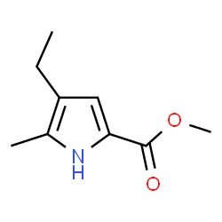 1H-Pyrrole-2-carboxylicacid,4-ethyl-5-methyl-,methylester(9CI) Structure