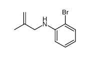 2-bromo-N-(2-methylallyl)aniline结构式