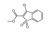 methyl 3-chlorobenzo[b]thiophene-2-carboxylate 1,1-dioxide结构式