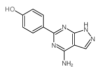 4-(5-amino-2,4,8,9-tetrazabicyclo[4.3.0]nona-1,4,6-trien-3-ylidene)cyclohexa-2,5-dien-1-one结构式