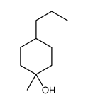 1-methyl-4-propylcyclohexan-1-ol Structure
