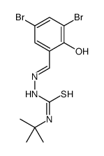 N1-(TERT-BUTYL)-2-(3,5-DIBROMO-2-HYDROXYBENZYLIDENE)HYDRAZINE-1-CARBOTHIOAMIDE picture