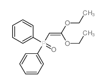 (2,2-diethoxyethenyl-phenyl-phosphoryl)benzene结构式