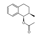 1,2,3,4-tetrahydro-2-methylnaphthalen-1-yl acetate结构式