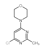 4-(6-CHLORO-2-METHYLPYRIMIDIN-4-YL)MORPHOLINE structure
