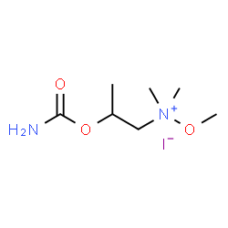 N-(2-(CARBAMOYLOXY)PROPYL)-N,N,O-TRIMETHYLHYDROXYLAMMONIUM IODIDE structure