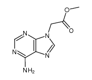 2-(N9-adeninyl)acetic acid methyl ester结构式