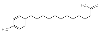 Benzenedodecanoic acid,4-methyl- Structure