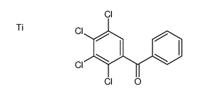 phenyl-(2,3,4,5-tetrachlorophenyl)methanone,titanium结构式