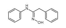 N-hydroxy-2,N'-diphenyl-acetamidine结构式