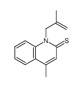Carbostyril,4-methyl-1-(2-methylallyl)thio- (8CI)结构式