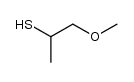1-methoxy-propane-2-thiol结构式