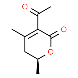 2H-Pyran-2-one, 3-acetyl-5,6-dihydro-4,6-dimethyl-, (6S)- (9CI) picture