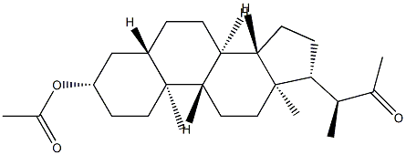 3β-Acetyloxy-24-nor-5α-cholan-22-one结构式