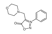 4-(morpholin-4-ylmethyl)-3-phenyloxadiazol-3-ium-5-olate Structure