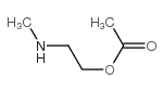 Ethanol, 2-(methylamino)-, acetate ester结构式