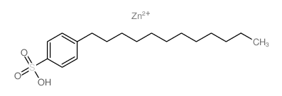Benzenesulfonic acid,4-dodecyl-, zinc salt (2:1)结构式