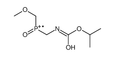 methoxymethyl-oxo-[(propan-2-yloxycarbonylamino)methyl]phosphanium Structure