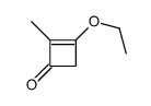 3-ethoxy-2-methylcyclobut-2-en-1-one结构式