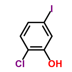 2-氯-5-碘苯酚结构式