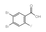 4,5-dibromo-2-fluorobenzoic acid structure