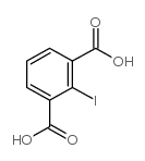 1,3-Benzenedicarboxylicacid, 2-iodo- structure