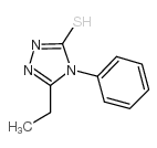 5-ethyl-4-phenyl-4H-1,2,4-triazole-3-thiol结构式