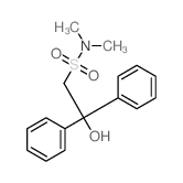 2-hydroxy-N,N-dimethyl-2,2-diphenyl-ethanesulfonamide Structure