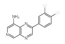 Pyrido[3,4-b]pyrazin-8-amine,2-(3,4-dichlorophenyl)-结构式