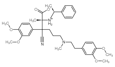 (R)-Verapamilic Acid (S)-α-Methylbenzylamine Salt结构式