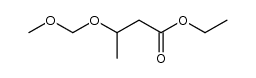 ethyl 3-(methoxymethoxy)butanoate Structure