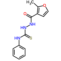 2-(2-Methyl-3-furoyl)-N-phenylhydrazinecarbothioamide Structure