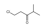 1-chloro-4-methyl-pentan-3-one Structure