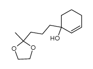 1-[3-(1-methyl-2,5-dioxolanyl)propyl]cyclohex-2-en-1-ol Structure