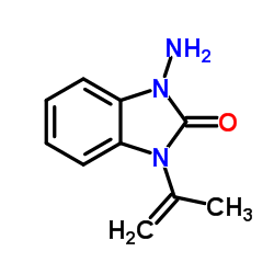 1-AMINO-3-ISOPROPENYL-1,3-DIHYDRO-BENZOIMIDAZOL-2-ONE Structure
