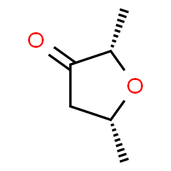 (cis)-dihydro-2,5-dimethylfuran-3(2H)-one结构式