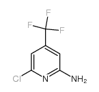 6-Chloro-4-trifluoromethyl-pyridin-2-ylamine Structure