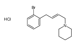 1-[(E)-4-(2-bromophenyl)but-2-enyl]piperidine,hydrochloride Structure