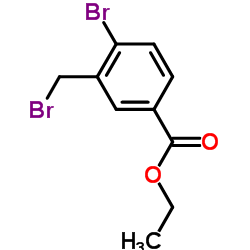 4-溴-3-(溴甲基)苯甲酸乙酯结构式