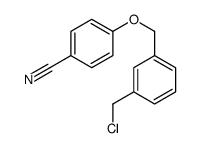 4-[[3-(chloromethyl)phenyl]methoxy]benzonitrile结构式