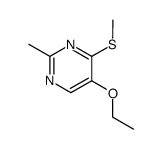 5-Ethoxy-2-methyl-4-(methylthio)pyrimidine结构式