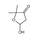 5-Hydroxy-2,2-dimethyltetrahydrofuran-3-one Structure