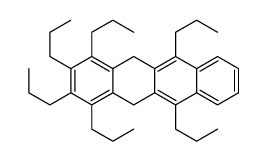 1,2,3,4,6,11-hexapropyl-5,12-dihydrotetracene Structure