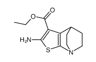 4-amino-1-aza-3-thiatricyclo[5.2.2.02,6]undeca-2(6),4-diene-5-carboxylic acid ethyl ester Structure