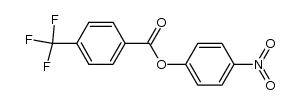 4-nitrophenyl 4-trifluoromethylbenzoate Structure