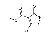 2,5-dihydro-4-hydroxy-2-oxo-1H-Pyrrole-3-carboxylic acid Methyl ester结构式