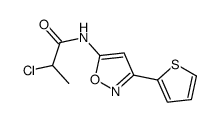 2-Chloro-N-(3-(2-thienyl)-5-isoxazolyl)propanamide picture