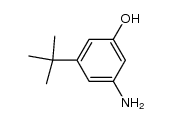 3-氨基-5-(叔丁基)苯酚结构式